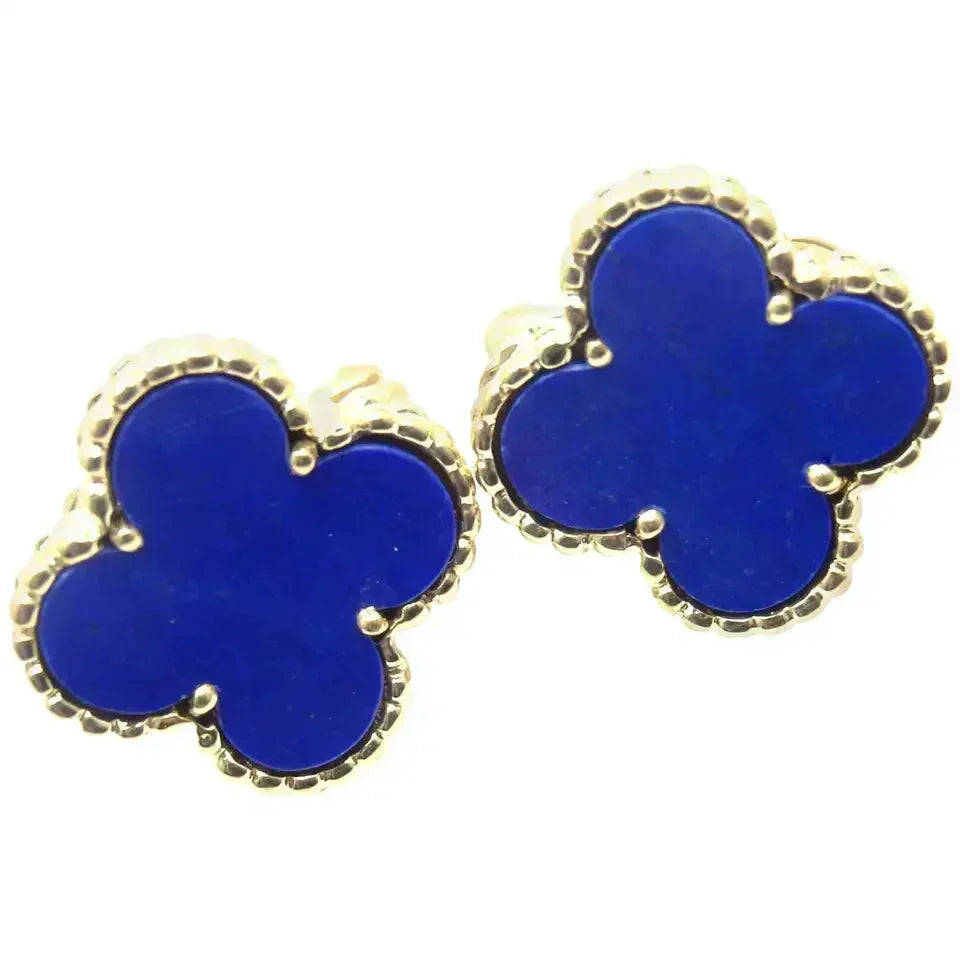 ??MIRA?¡¥CLOVER MINI 9.5MM TURQUOISE EARRINGS