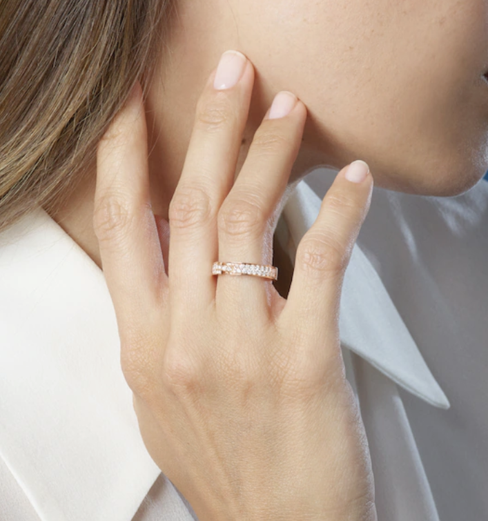 ??MIRA?¡¥ALLIANCE LIENS VIDENCE PAVED DIAMOND 4MM RING
