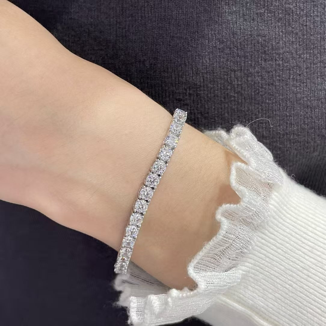 [??MIRA?¡¥]TENNIS BRACELET WITH FULL DIAMOND SETTING