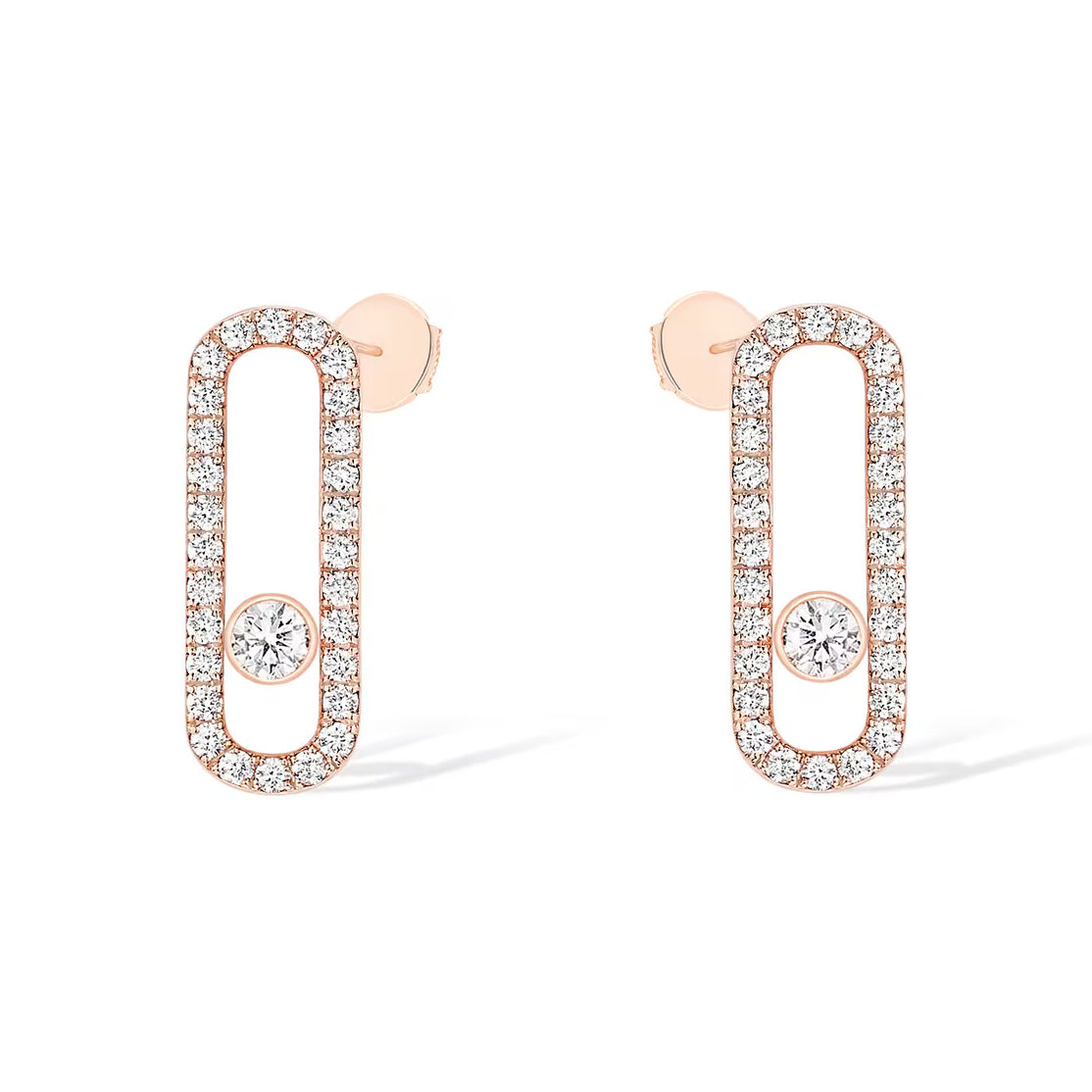 [MIRA] MOVE UNO STUD DIAMOND PAVED EARRINGS