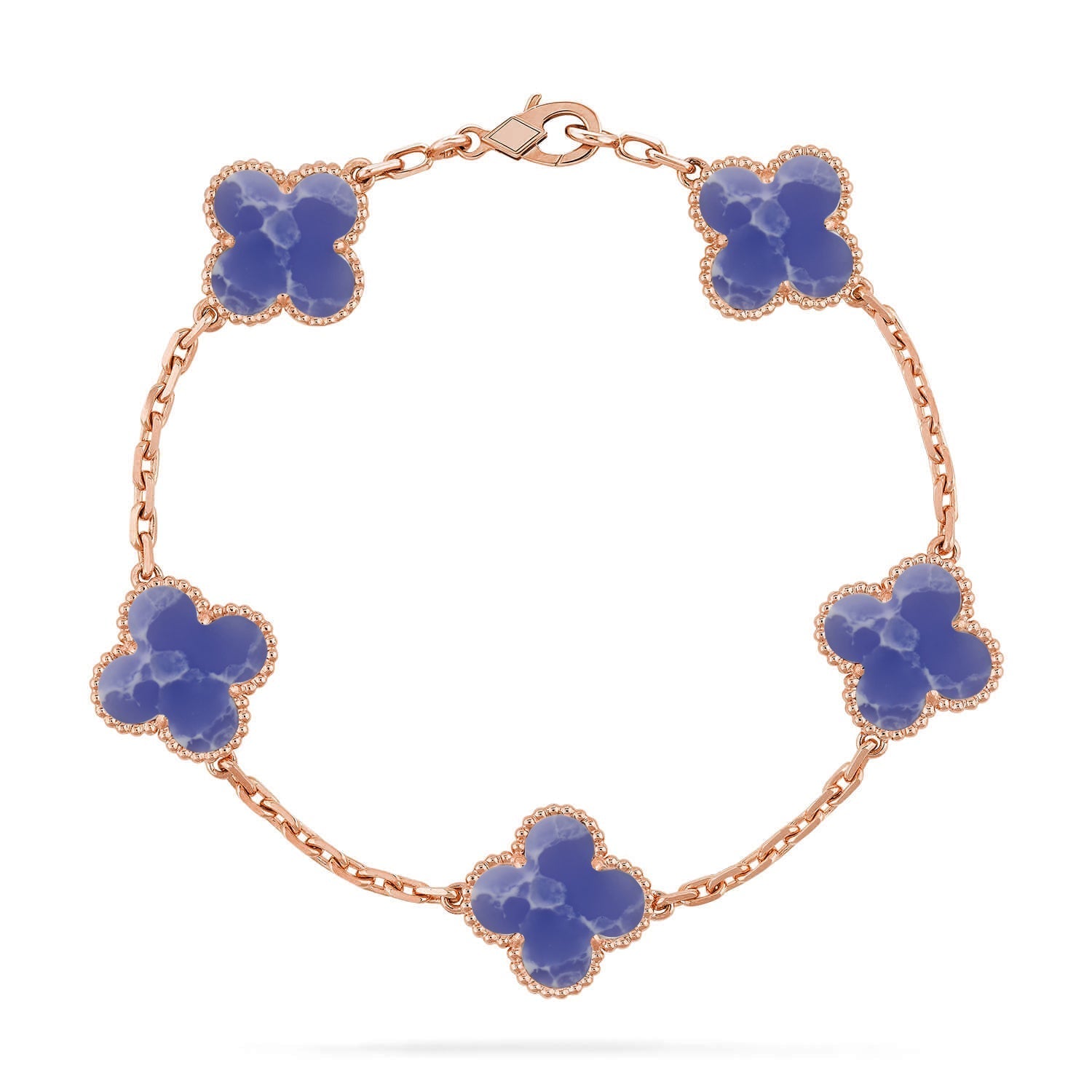 [MIRA]New CLOVER 5 MOTIF BLUE VEINS BRACELET COLLECTION