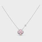??MIRA?¡¥SUN MOTIF PINK MOP SILVER BRACELET