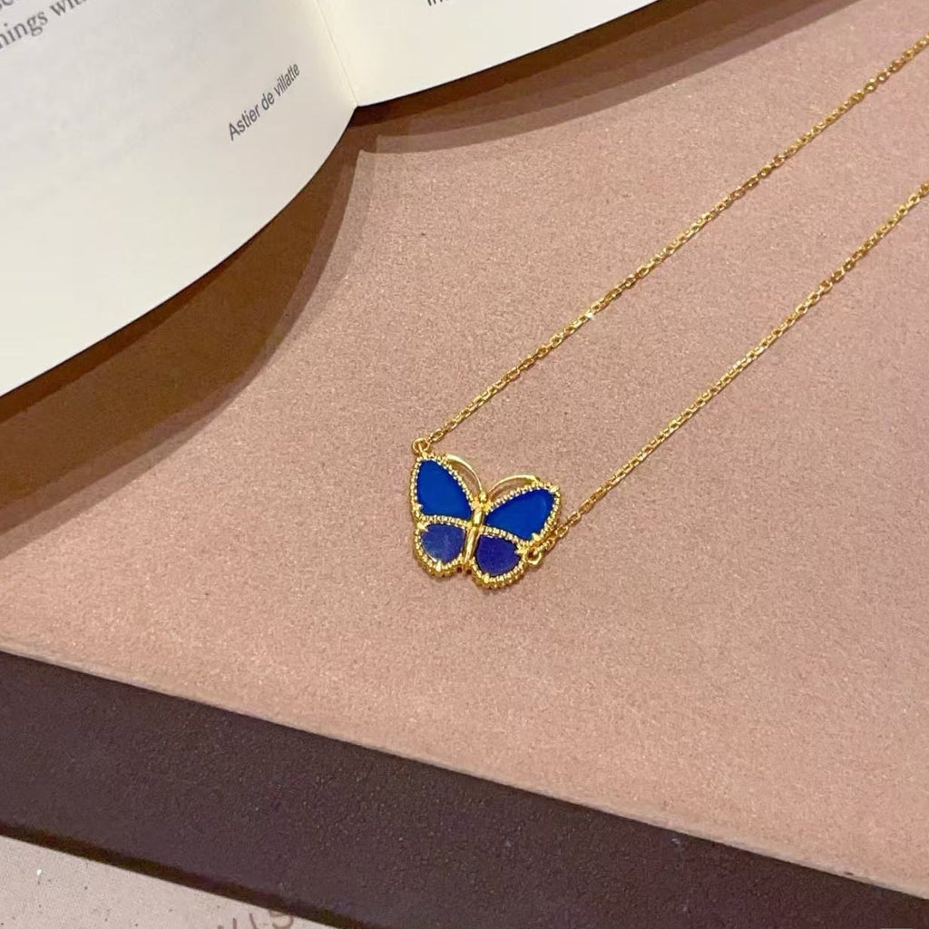 [MIRA] 2026 BUTTERFLY BLUE   NECKLACE
