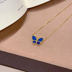 [MIRA] 2026 BUTTERFLY BLUE   NECKLACE