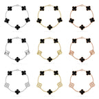 [MIRA]New  CLOVER 5 MOTIF PULSAR STONE BRACELET COLLECTION