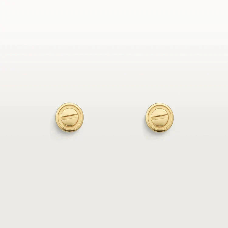 ??MIRA?¡¥LOVE EARRINGS GOLD 10MM