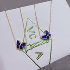 [MIRA] 2026 BUTTERFLY BLUE   NECKLACE