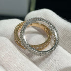??MIRA?¡¥PERLEE DIAMOND ROSE GOLD RING