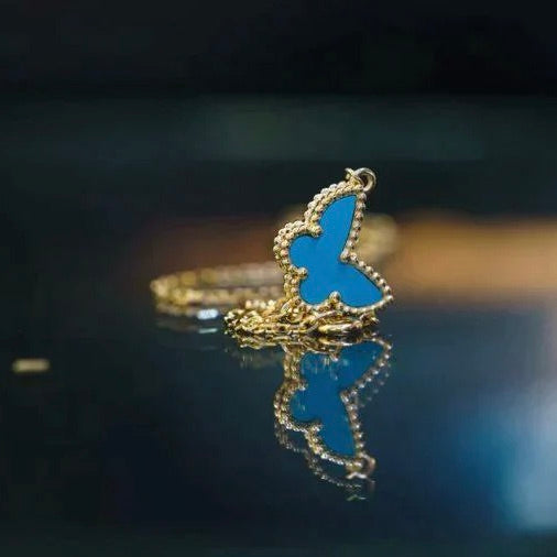 ??MIRA?¡¥BUTTERFLY TURQUOISE BUTTERFLY BRACELET