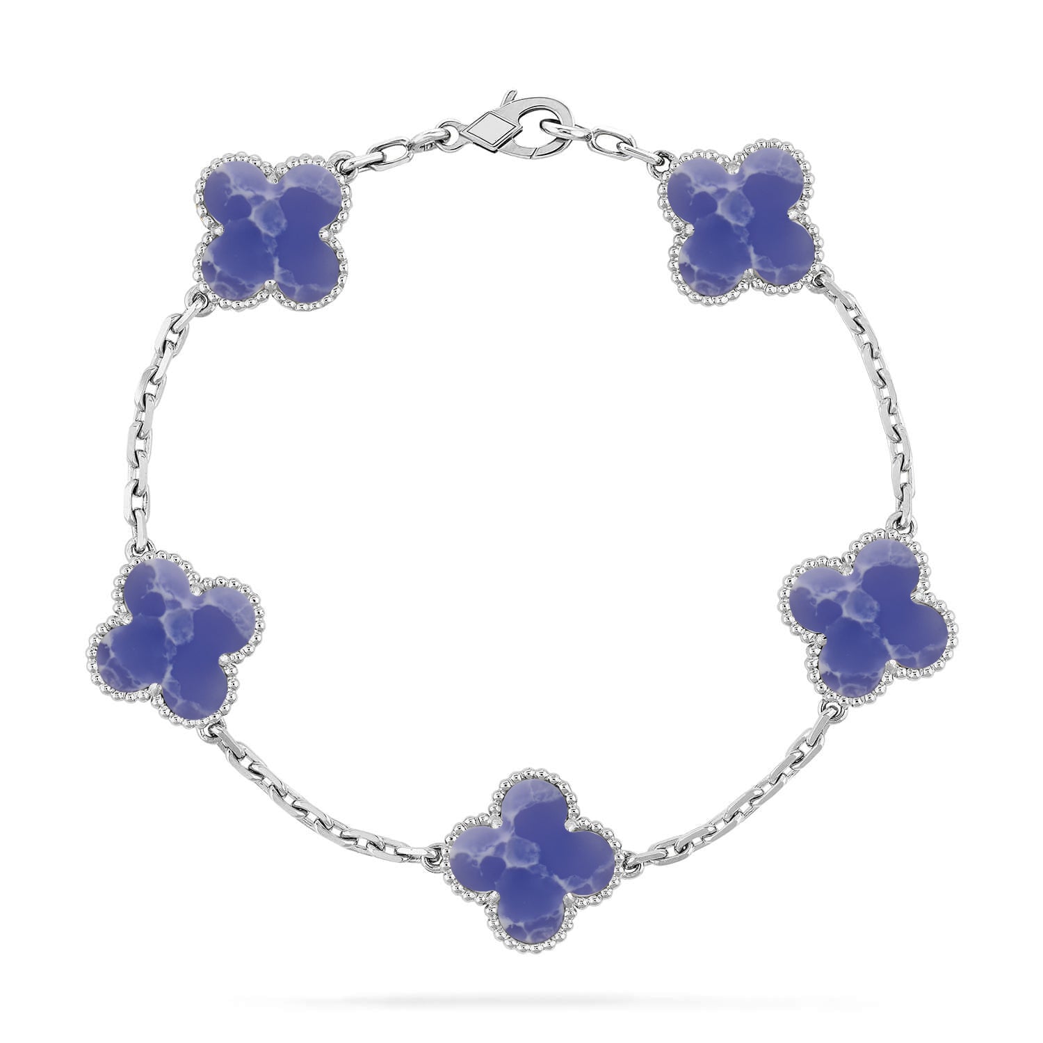 [MIRA]New CLOVER 5 MOTIF BLUE VEINS BRACELET COLLECTION
