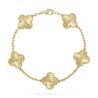 [MIRA]New  CLOVER 5 MOTIF LASER BRACELET COLLECTION