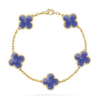 [MIRA]New CLOVER 5 MOTIF BLUE VEINS BRACELET COLLECTION