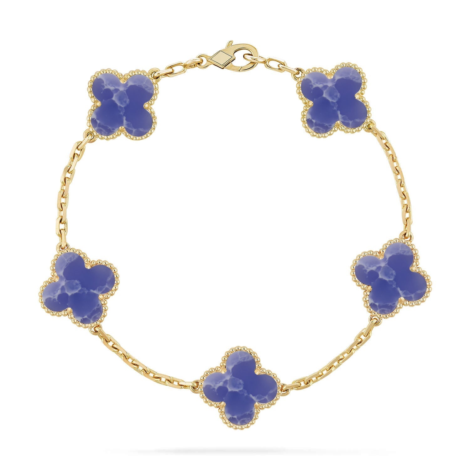 [MIRA]New CLOVER 5 MOTIF BLUE VEINS BRACELET COLLECTION