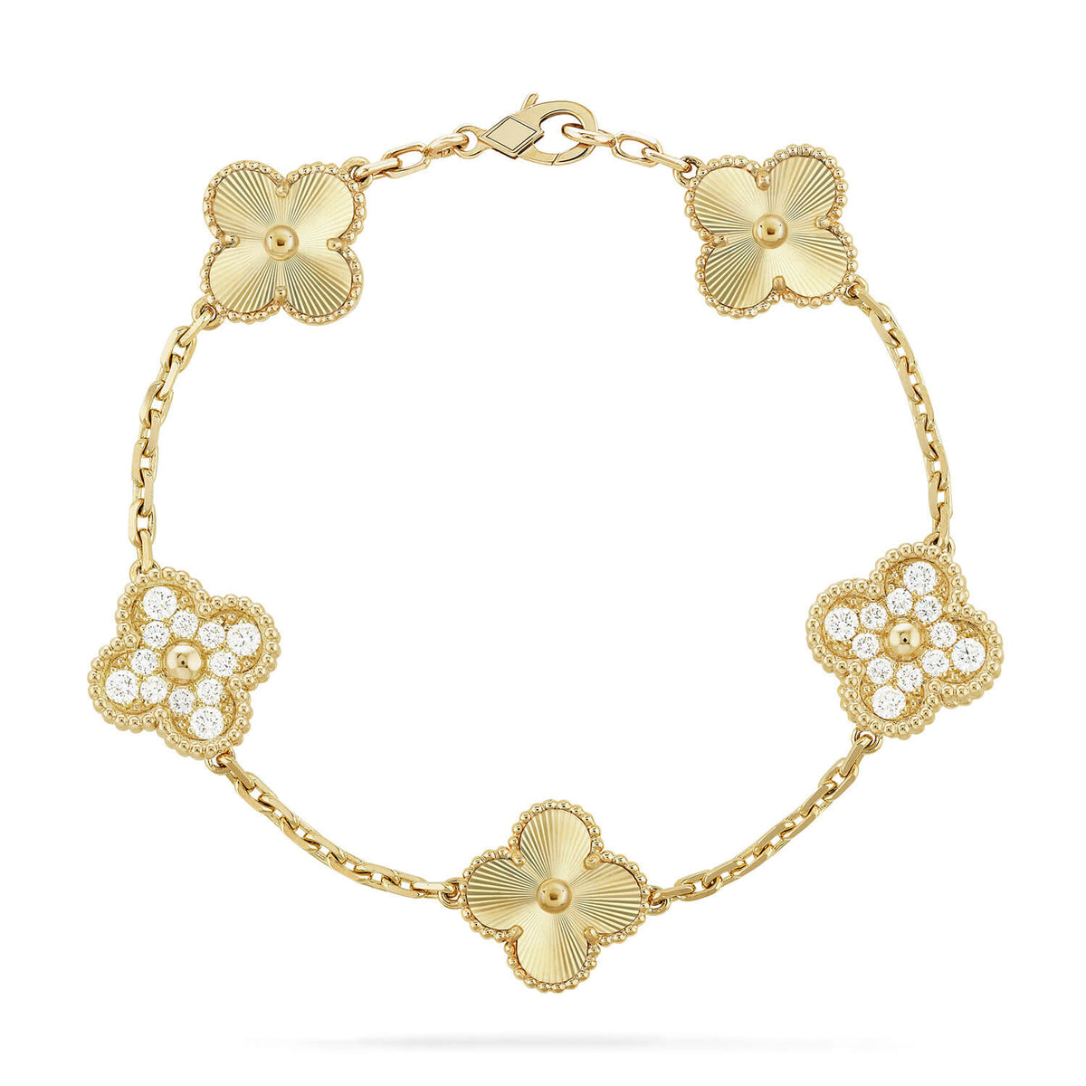 [MIRA]New  CLOVER 5 MOTIF LASER BRACELET COLLECTION