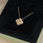 ??MIRA?¡¥CLOVER 15MM  BRONZING NECKLACE