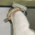 ??MIRA?¡¥PERLEE DIAMOND ROSE GOLD RING