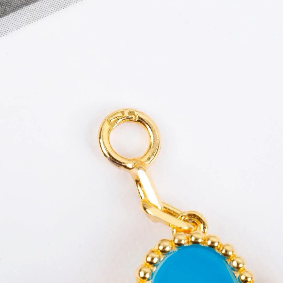 [MIRA]New  CLOVER 5 MOTIF TURQUOISE BRACELET COLLECTION