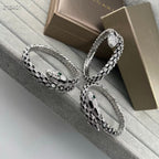 [MIRA] EW OBSIDIAN & DIAMOND SERPENT BRACELET