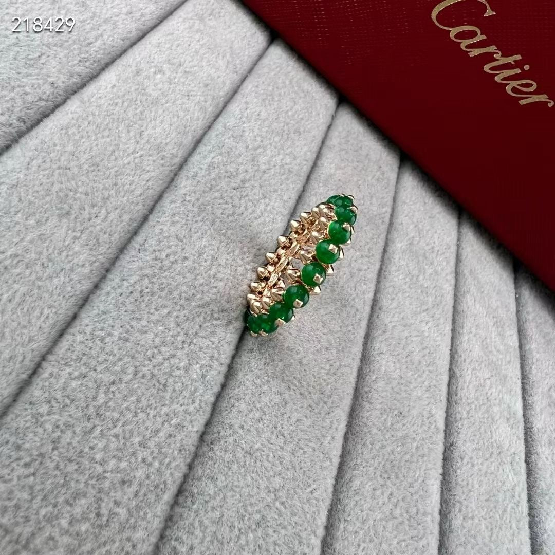 [MIRA] CLASH NEW COLORED GEMSTONE RING