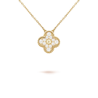 ??MIRA?¡¥CLOVER 15MM DIAMOND SINGLE FLOWER NECKLACE