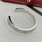 ??MIRA?¡¥LOVE BRACELET 6.1MM 1 DIAMOND OPEN CUFF