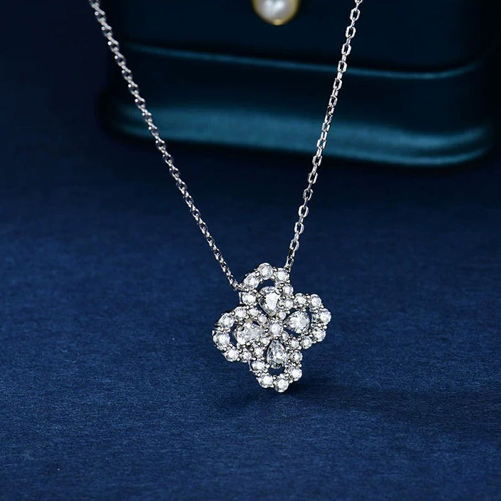 ??MIRA?¡¥LOOP NECKLACE FULL MOTIF DIAMOND 16MM MULTIPLE COLORS