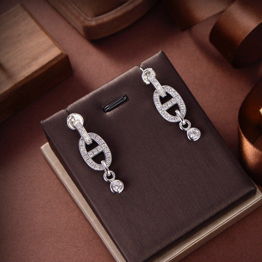 ??MIRA?¡¥HM CHAINE DIAMOND EARRINGS