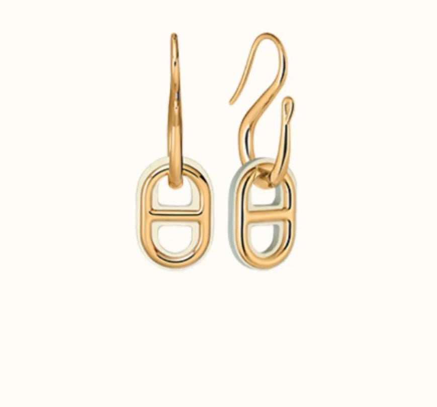 ??MIRA?¡¥HM O'MAILLON GOLD EARRINGS