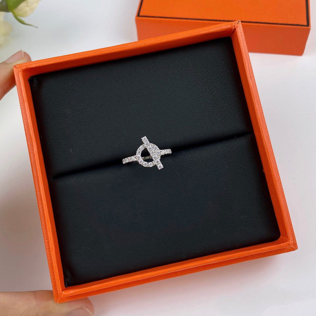 ??MIRA?¡¥ECHAPPEE RING SILVER DIAMOND