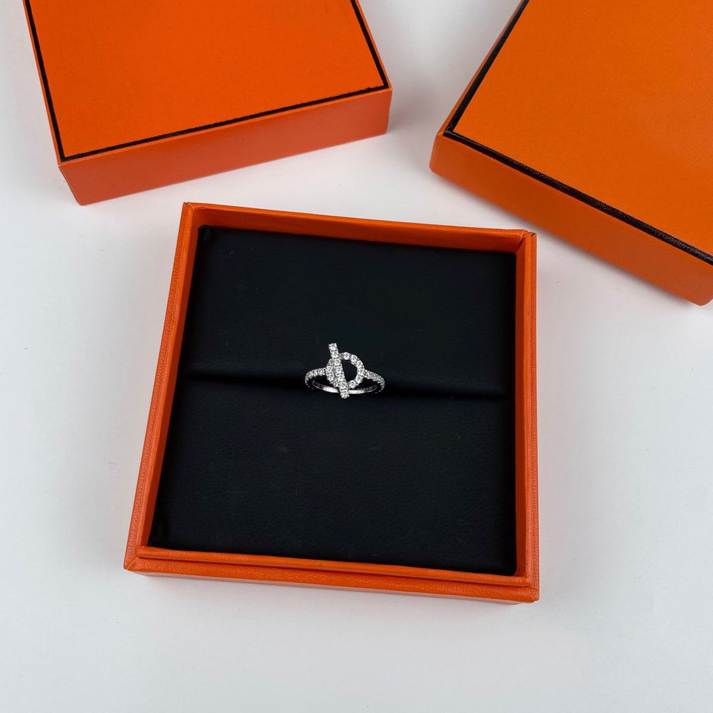 ??MIRA?¡¥ECHAPPEE RING SILVER DIAMOND