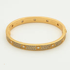 ??MIRA?¡¥LOVE BRACELET 6.1MM DIAMOND-PAVED 10 BIG DIAMONDS