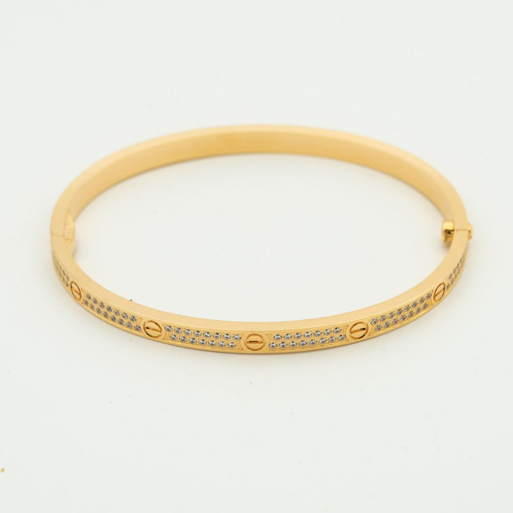 ??MIRA?¡¥LOVE BRACELET 3.65MM DIAMOND-PAVED