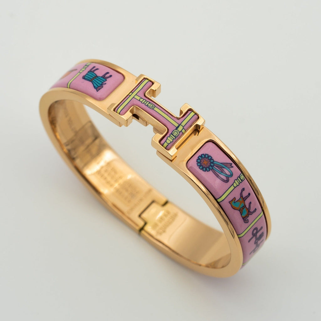 ??MIRA?¡¥H PINK GOLD BRACELET PINK CERAMIC