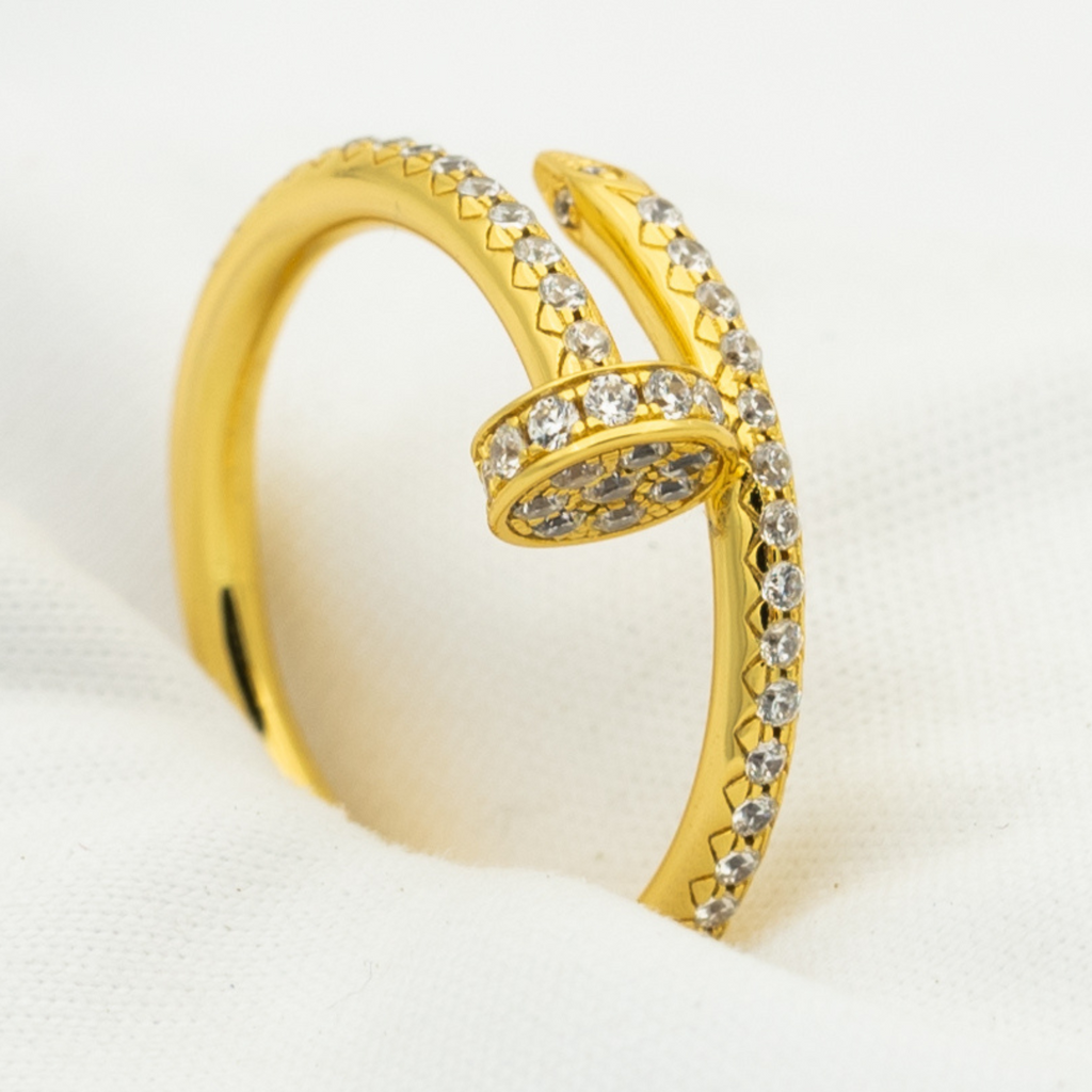 ??MIRA?¡¥JUSTE RING 1.8MM GOLD DIAMONDS