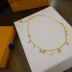 ??MIRA?¡¥BLOOMING SUPPLE NECKLACE BRASS