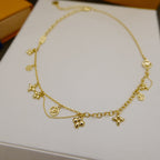 ??MIRA?¡¥BLOOMING SUPPLE NECKLACE BRASS