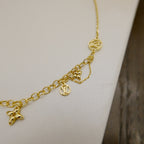 ??MIRA?¡¥BLOOMING SUPPLE NECKLACE BRASS