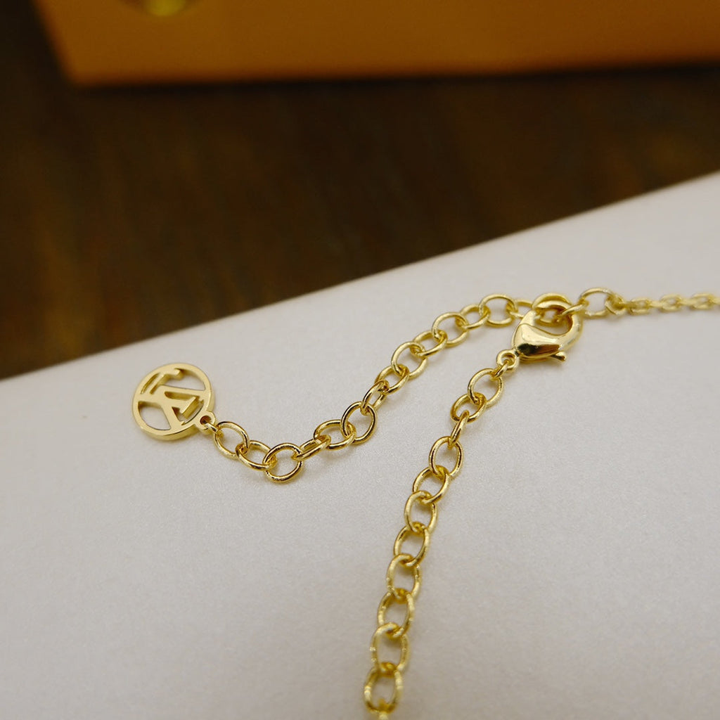 ??MIRA?¡¥BLOOMING SUPPLE NECKLACE BRASS