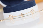 ??MIRA?¡¥LEAF CLOVER BRACELET