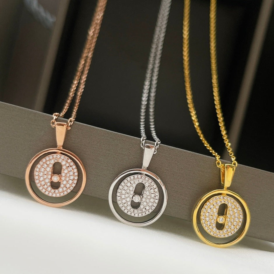 [MIRA]  MOVER PM PAVED NECKLACE