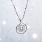 [MIRA]  MOVE PM NECKLACE SILVER DIAMOND