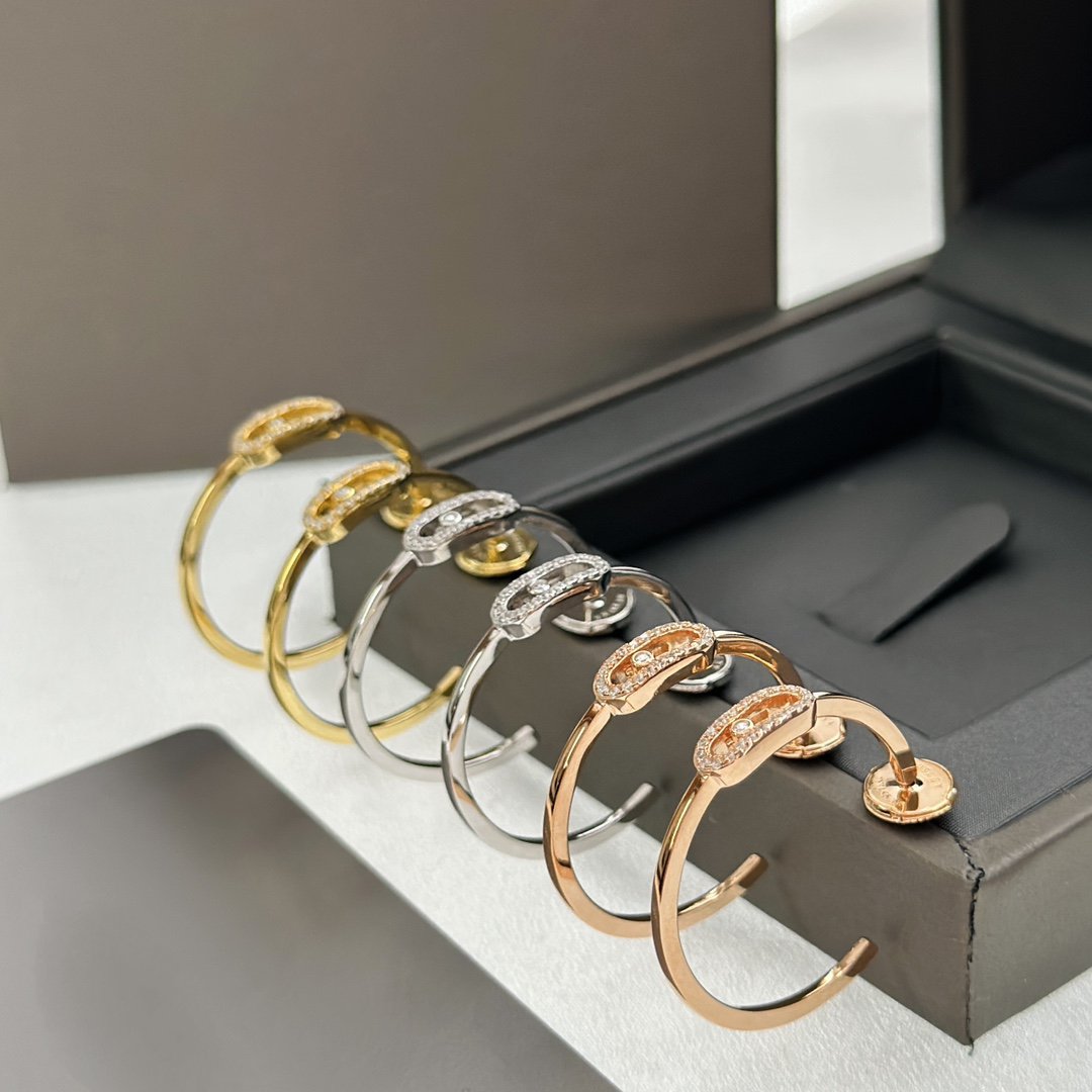 [MIRA] CREOLES MOVE UNO PM DIAMOND EARRINGS