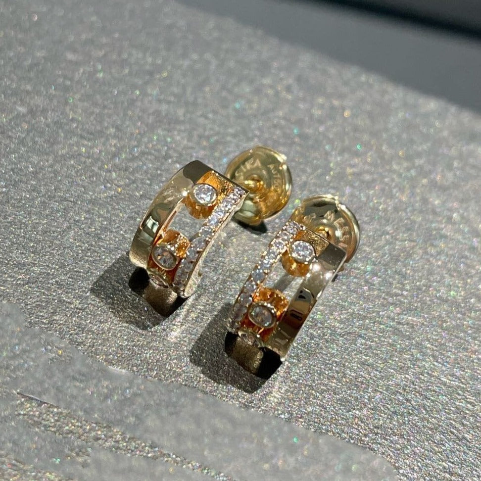 [MIRA] MOVE ROMANE EARRINGS DIAMOND