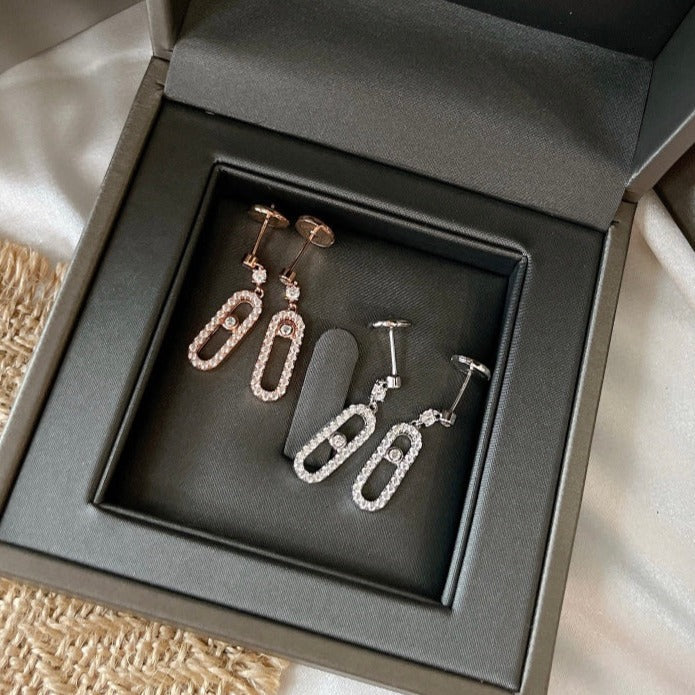 [MIRA] DORMEUSES MOVE UNO DIAMOND EARRINGS