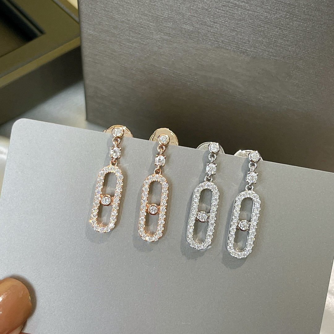 [MIRA] DORMEUSES MOVE UNO DIAMOND EARRINGS