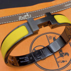 ??MIRA?¡¥CLIC HM SO BLACK YELLOW BRACELET