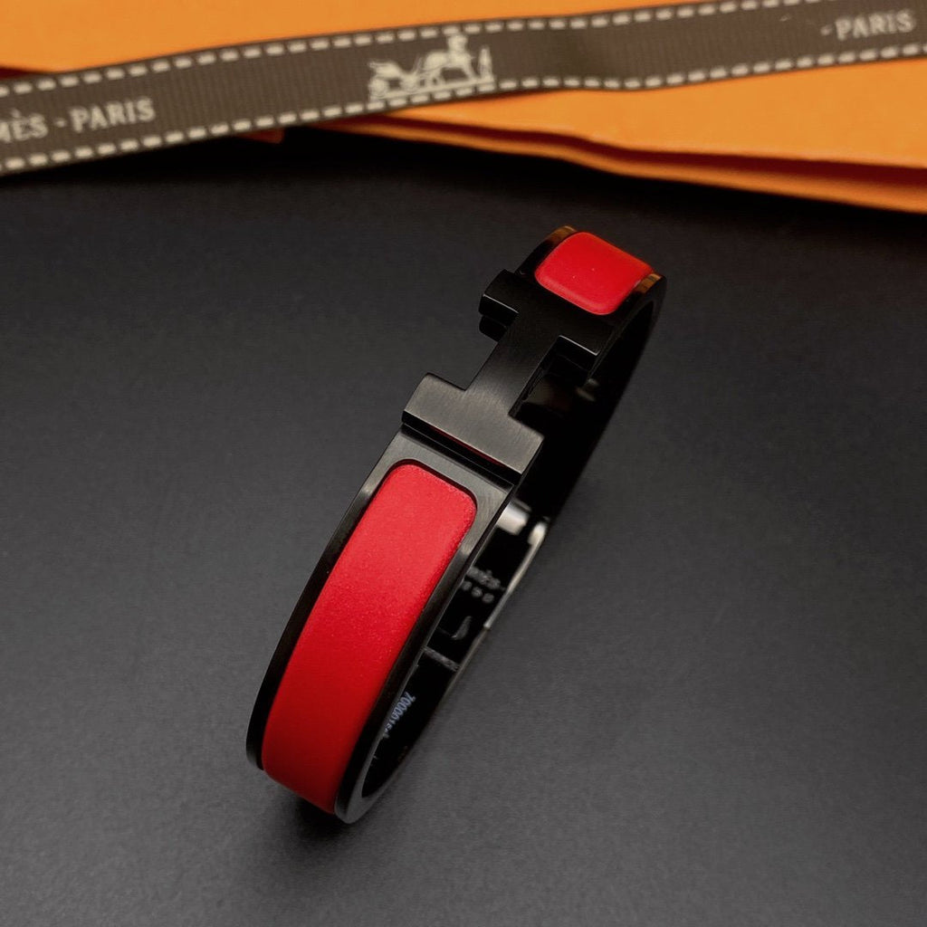??MIRA?¡¥CLIC HM SO BLACK RED BRACELET