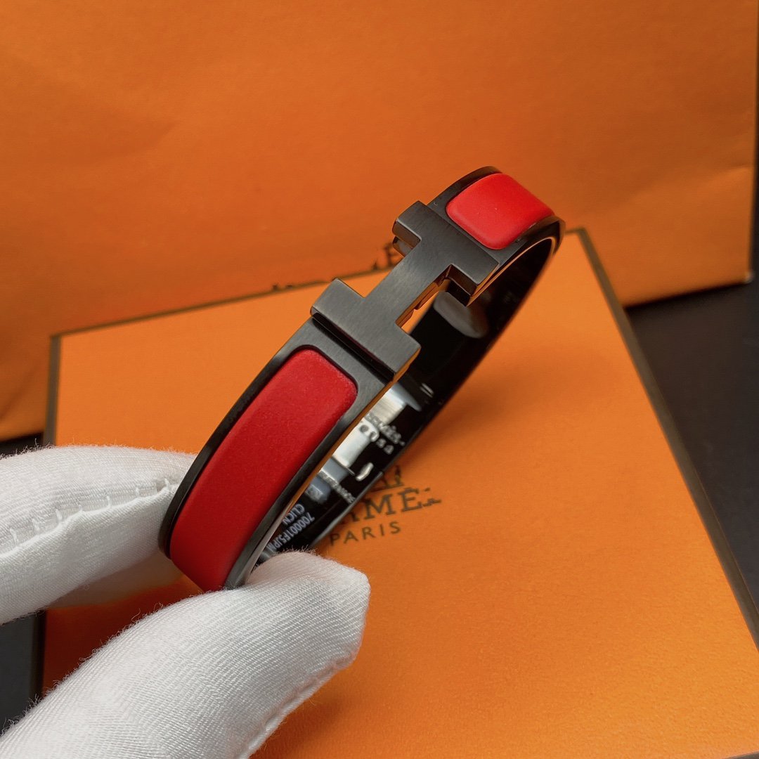 ??MIRA?¡¥CLIC HM SO BLACK RED BRACELET