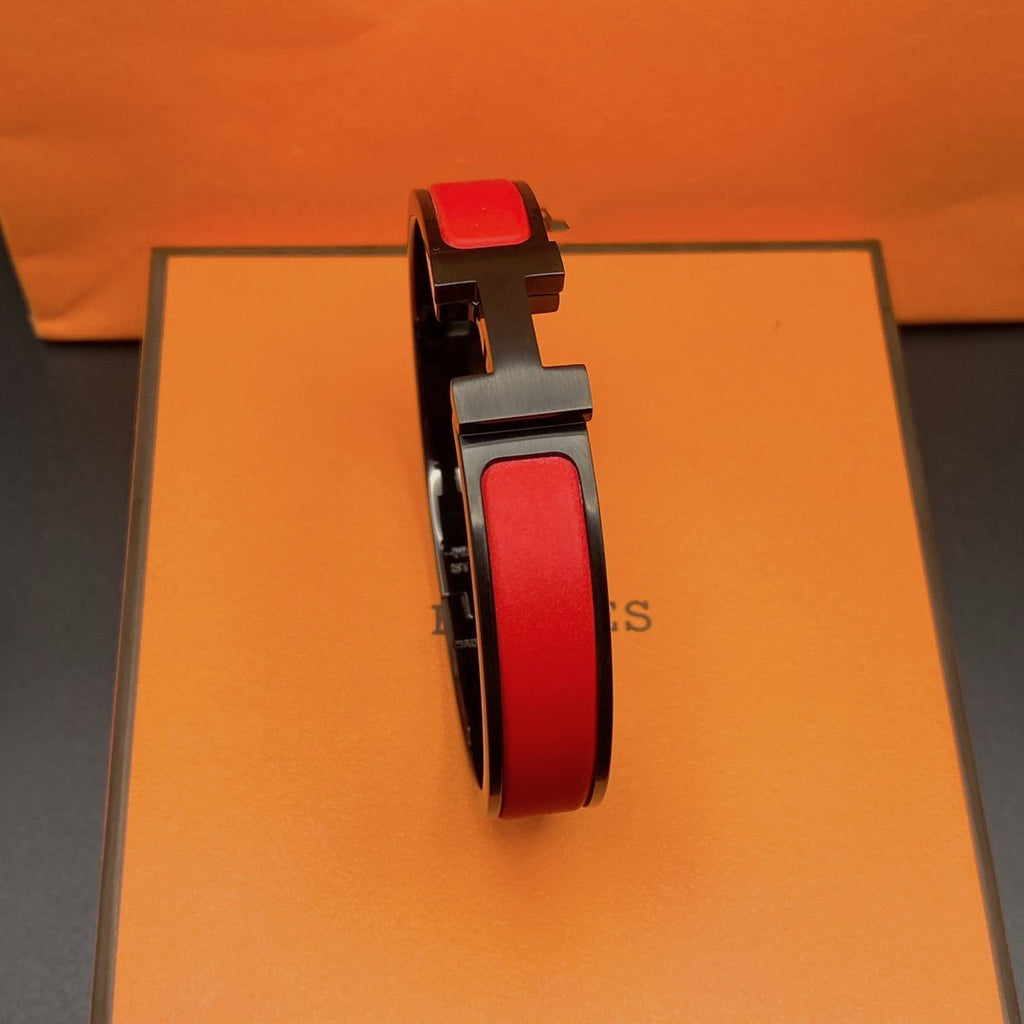 ??MIRA?¡¥CLIC HM SO BLACK RED BRACELET
