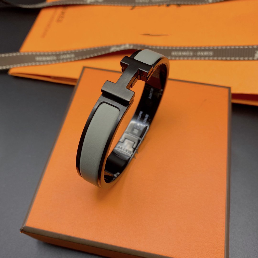 ??MIRA?¡¥CLIC HM SO BLACK GREY BRACELET